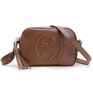 Bolsa Tiracolo Gucci Soho Disco Bege Original - ABSD5