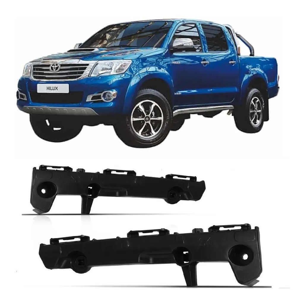 Suporte Guia Parachoque Dianteiro Pick-up Hilux 2012 2013 2014 2015 ...