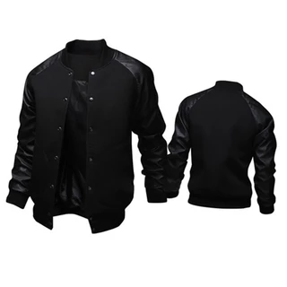 Jaqueta bomber masculina de bolso grande 7Y5T para o inverno
