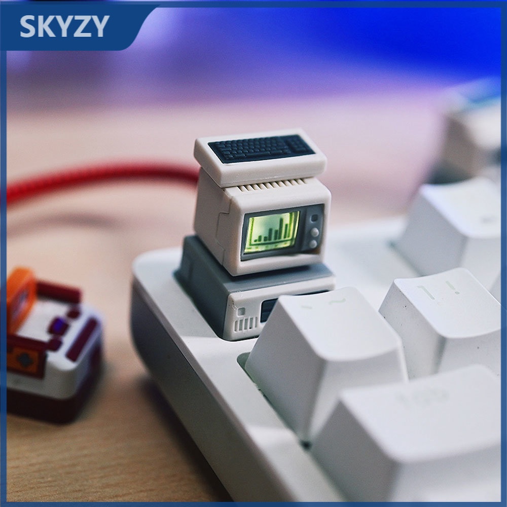 K02 Keycap Personalized Classic Retro Keycap Light Transmission Keycap Macintosh K04 FC Style
