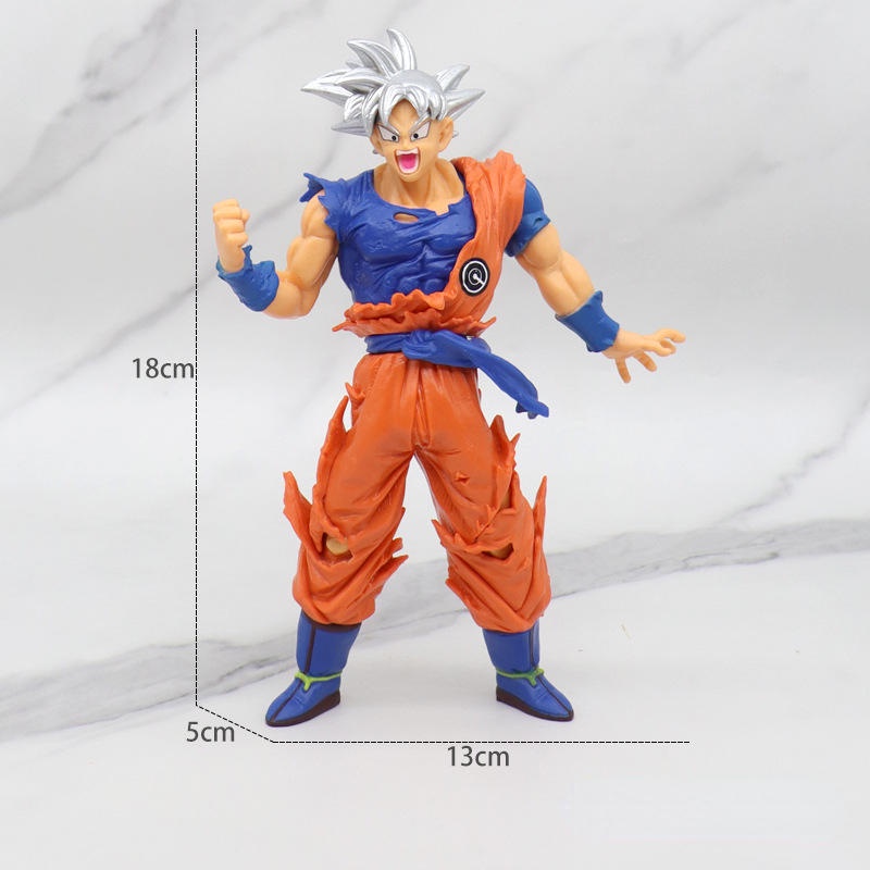 Goku Ultra Instinto 18cm Dragon Ball Goku Vegeta PVC action figure