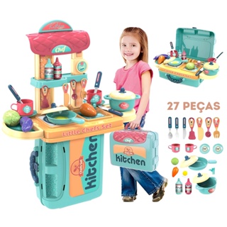 Cozinha para Crianças, Conjunto jogo cozinha infantil com saco  armazenamento sapo, Jogos comida para crianças, comida mentira, comida  brinquedo para