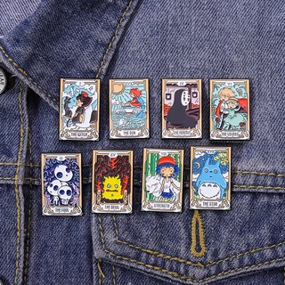 Alfinete Periférico De Lapela Anime Japonês Sem Facetas Mochila Totoro Macho Crachá De Para Acessórios De Roupas