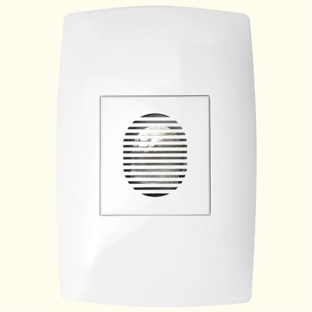 Campainha Com Fio Residencial Cigarra Home Branca Blux | Shopee Brasil