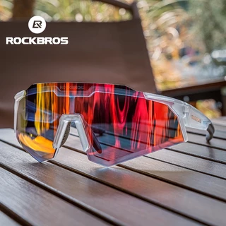 ROCKBROS Óculos De Ciclismo Fotocromático Polarizado Estrutura De Miopia Embutida Homens Mulheres Bicicleta À Prova De Vento Esportivos Para O Exterior