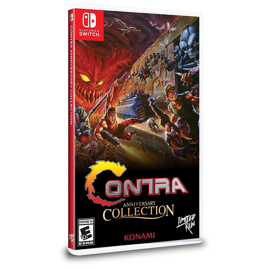 Nintendo Switch CONTRA COLLECTION (Switch) Contra Anniversary Collection Switch Limited Run Midia Fisica