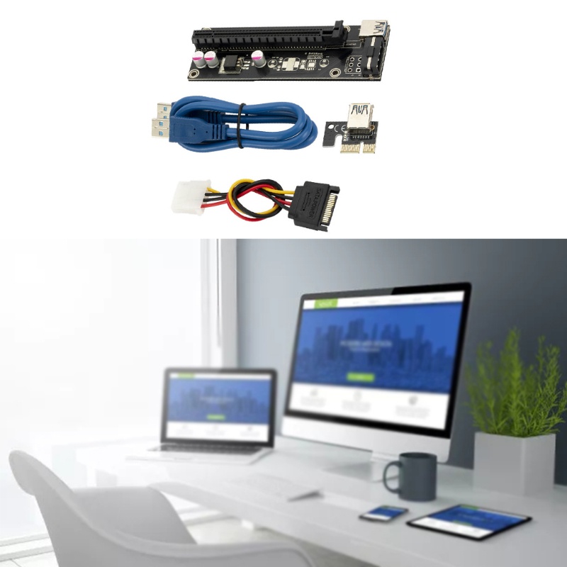 Placa Riser BT PCIe Para Bitcoin ETH Coin Mining VER006 VER006C Kit ...