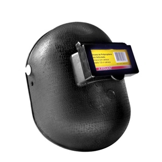 Máscara De Solda Polipropileno Com Carneira Simples Visor Fixo 720 Ledan