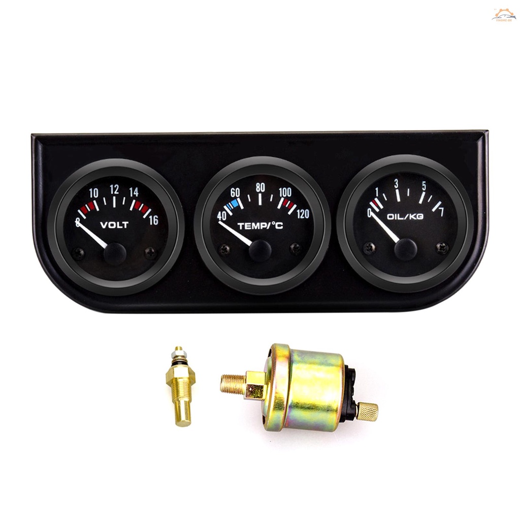 Termometro Acqua Digitale Auto Indicatore Di Temperatura Dell'acqua Per Camion Universale Per Auto, Strumento Per Misuratore Di Temperatura Digitale Dell'acqua 2 Pollici 52mm LED Sensore Temperatura Liquido