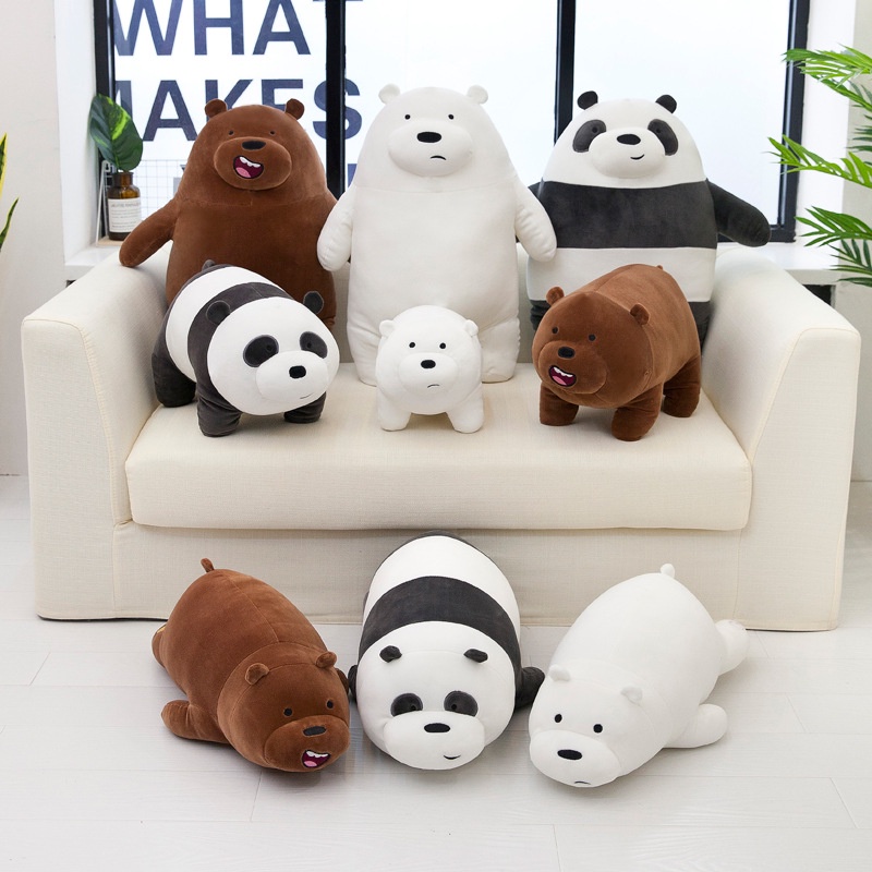 We bare bears stuffed best sale toy shopee