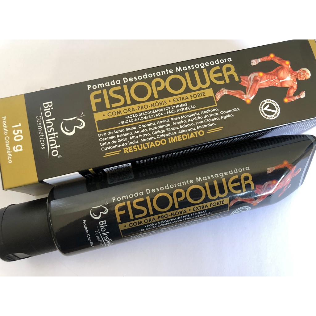 Pomada FisioPower Premium Ora G Bio Instinto Shopee Brasil