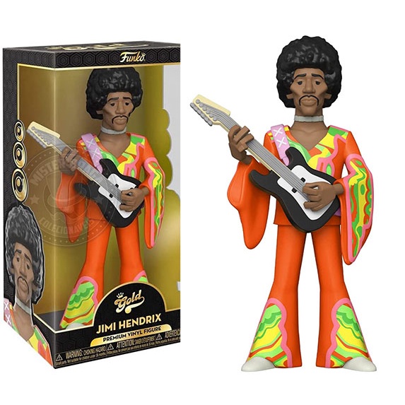 Funko Gold Jimi Hendrix Premium Vinil Figure 30 cm | Shopee Brasil