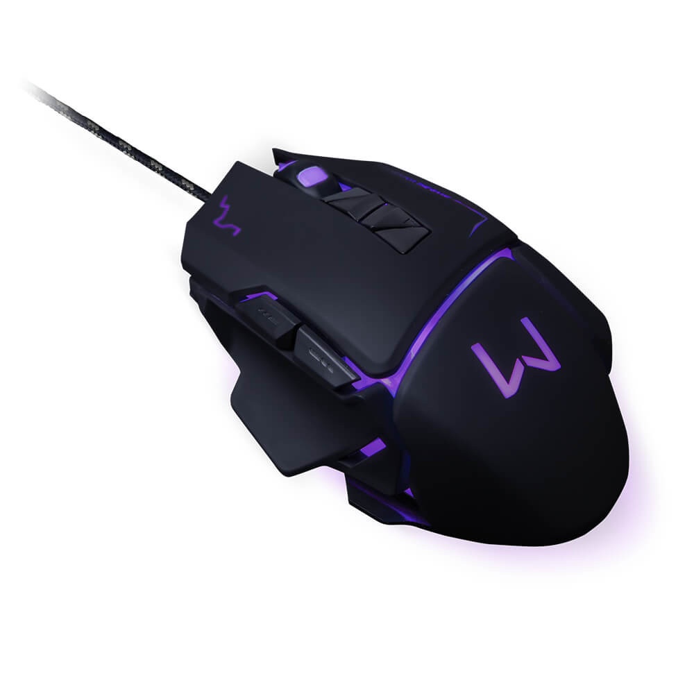 Mouse Gamer Warrior Rayner 3200DPI 7 Botões QuickFire - MO207 - warrior