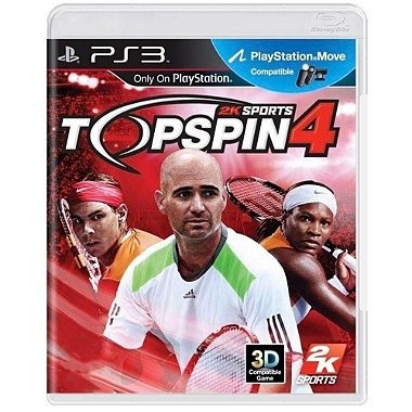Top Spin 4 PS3 Usado Com Nota Fiscal Mídia Fisica