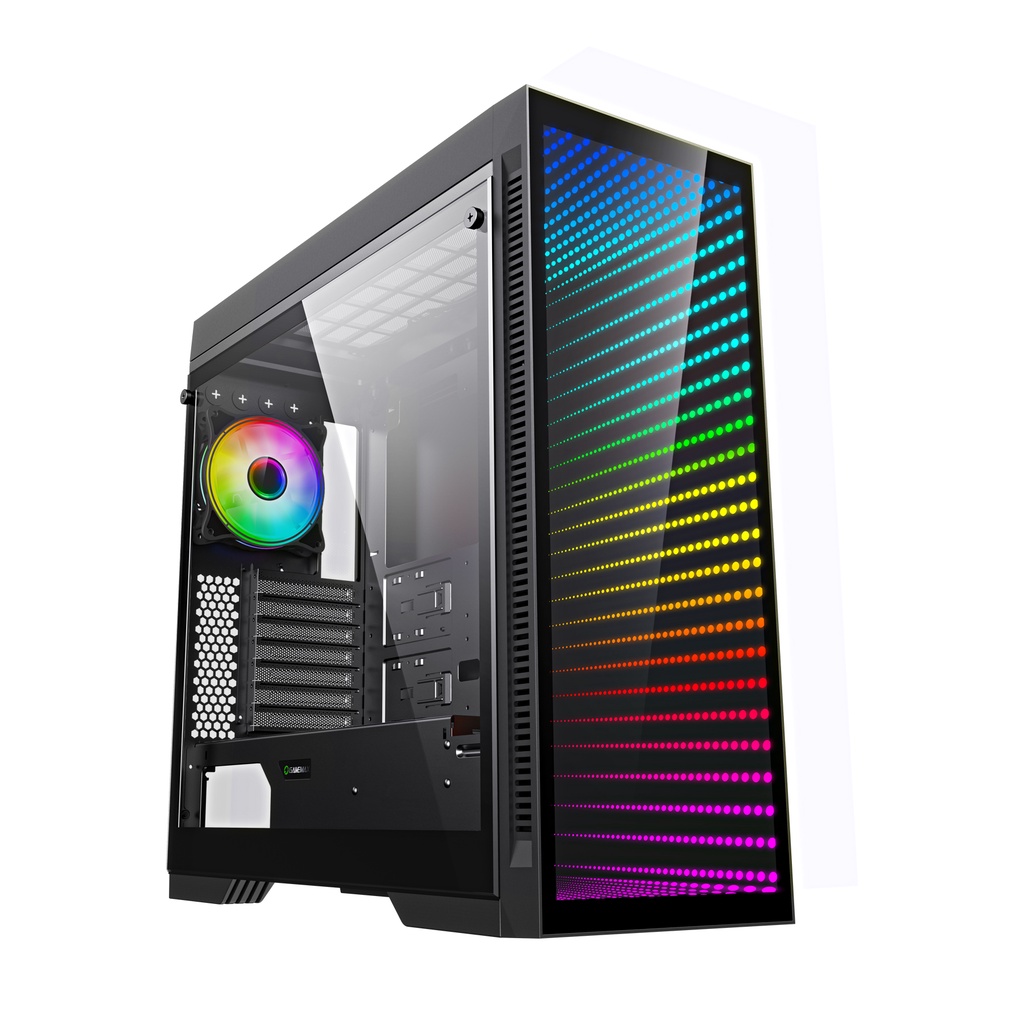 Gabinete Gamer Gamemax Infinit Rgb M908 Com Fonte 500w White