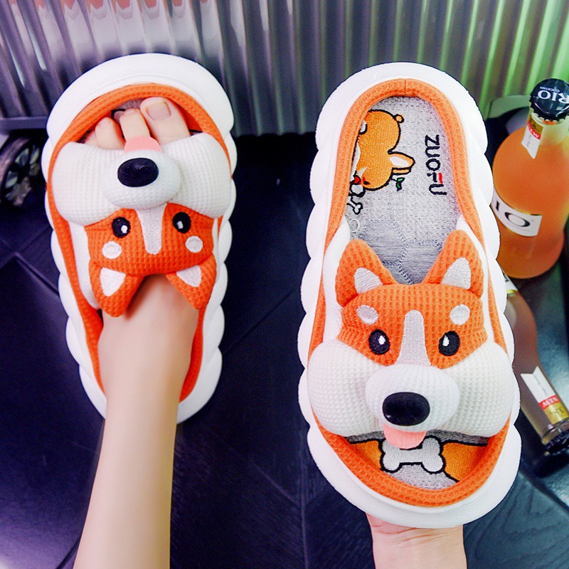 Chinelo Fofo De Animais Para Meninas Kawaii Chinelos Fofos De Inverno ...
