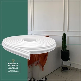 Roda Meio Boiserie de EVA Flexível Autocolante 3,8cm de altura 5 metros RM520