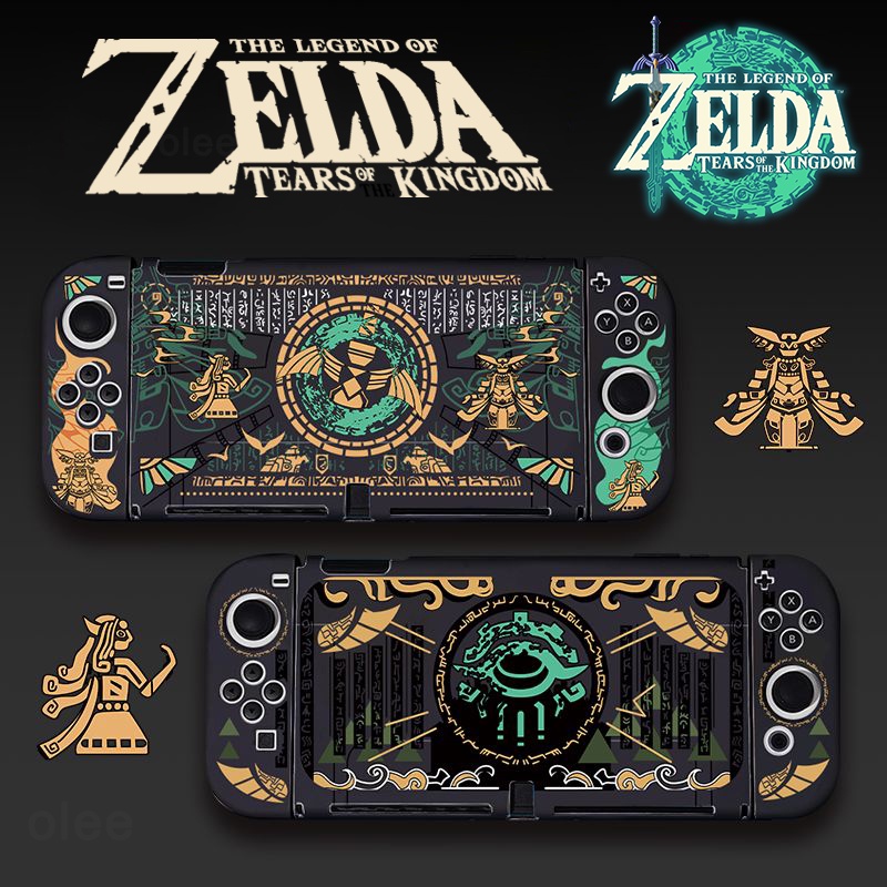 Capa Anti Poeira e Skin Nintendo Switch - Zelda Ocarina Of Time em