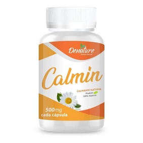 Calmin Calmante Natural 500mg 60 Cápsulas Denature