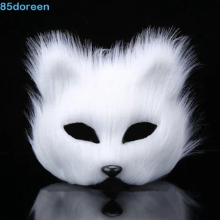 DOREEN1 Máscara De Gato Meia Cara Cosplay Simples Adereços De Natal Fantasia De Carnaval