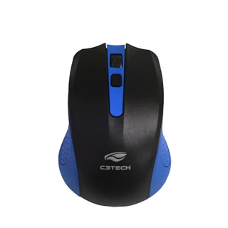 Mouse Sem Fio Azul C3Tech M-W20BL 1000 Dpi