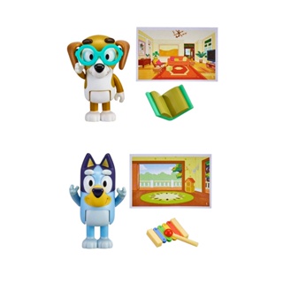 Kit Bluey Story - Starter Single Pack - Bluey & Xylophone (7907D) + Honey & Book (7907E)