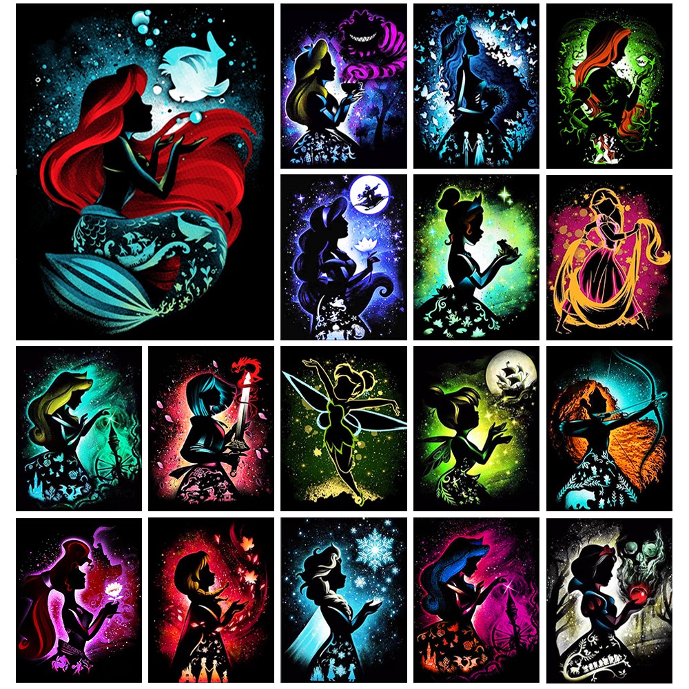 Kit De Pintura De Diamantes Halloween 5D DIY, Cuadro De Bruja 30x40 Cm, Para Adultos Y Principiantes