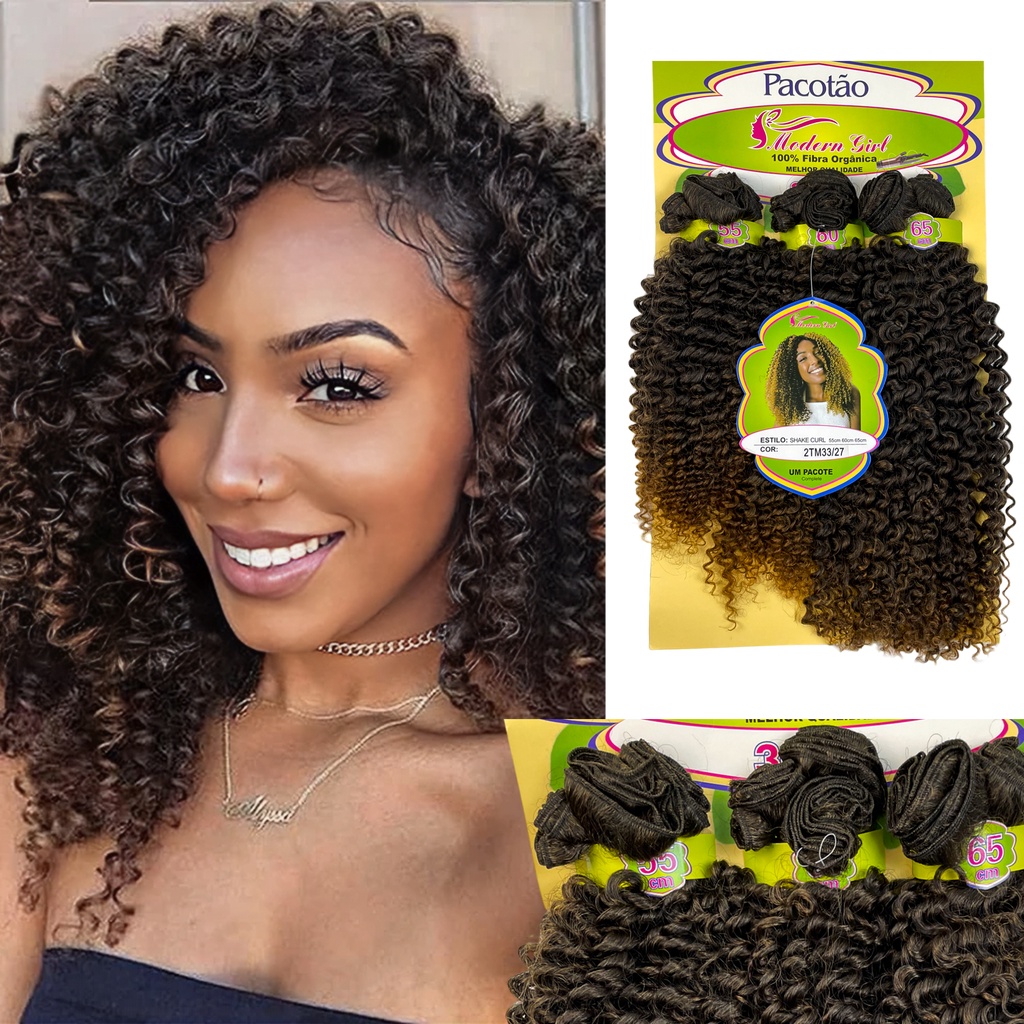 Tela Cabelo Cacheado Shake Curl Modern Girl Fibra Orgânica | Shopee Brasil