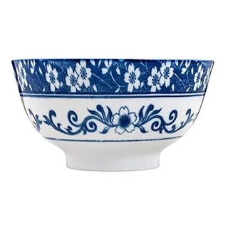 Bowl De Porcelana 15x7,5 Cm Blue Garden (8484) Lyor