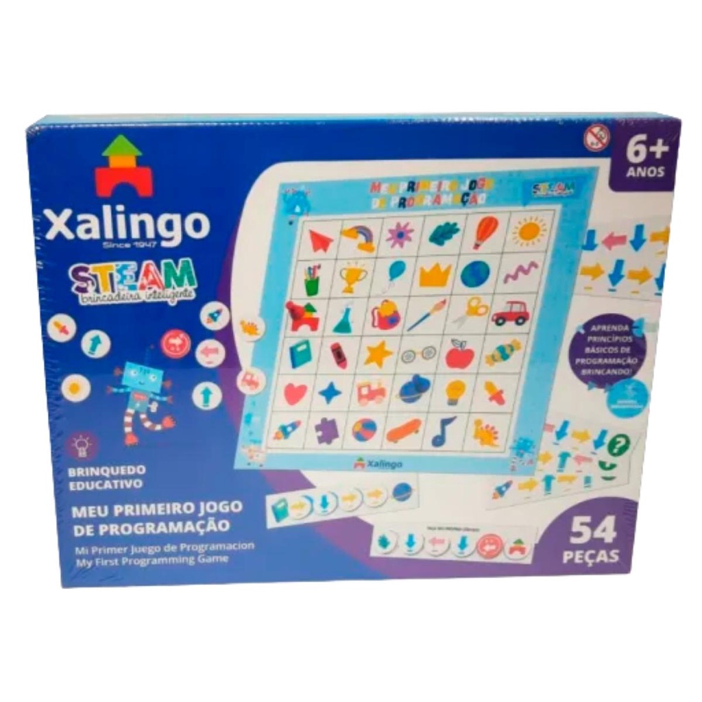 Jogo De Palavras Cruzadas - 60254 - Xalingo - Real Brinquedos