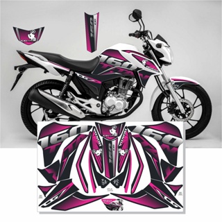 Kit De Adesivos Personalizados Moto Honda Cg 160cc Fan 16/21