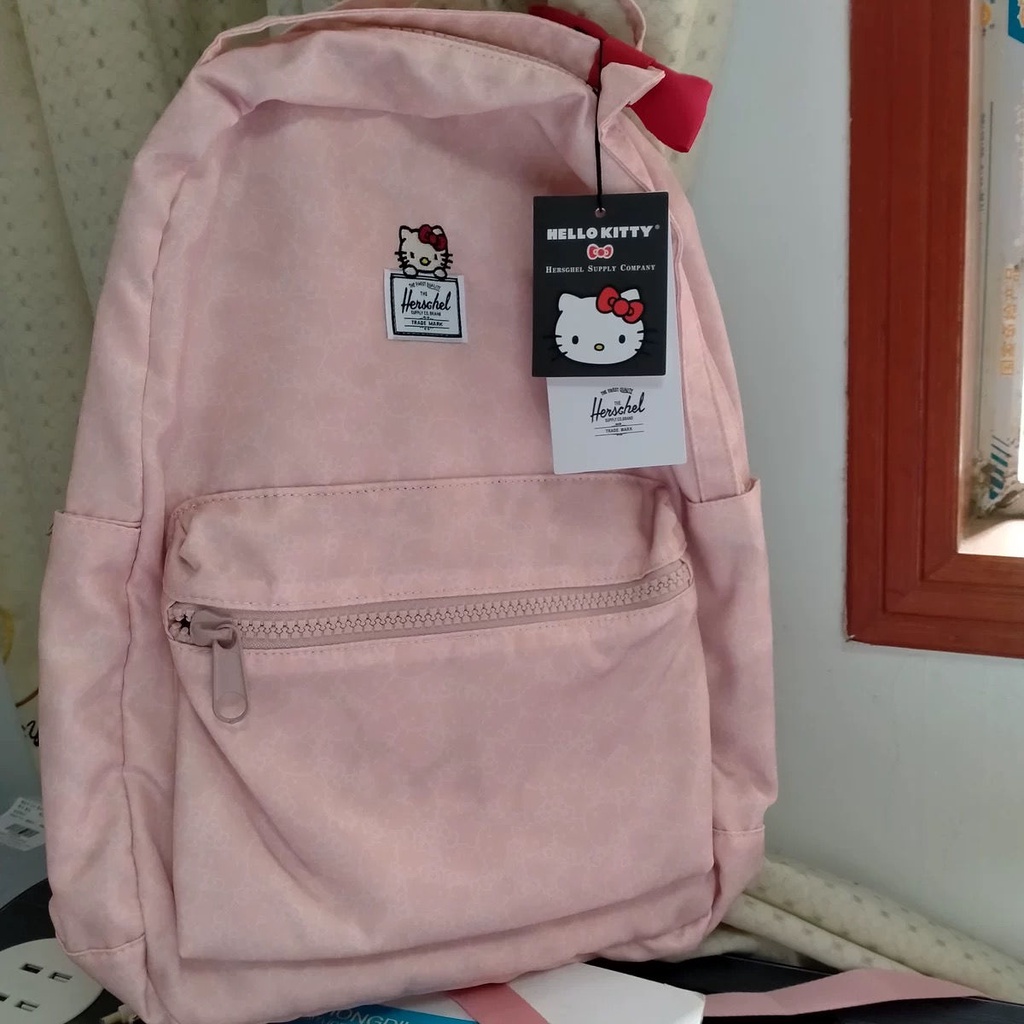 Hello Kitty Kawaii Sanrio Mochila Escolar Feminina Para Computador Laptop Desenho Animado