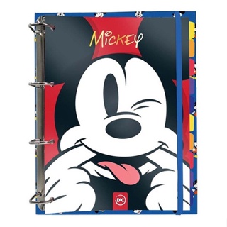 Caderno Fichário Argolado Universitário Mickey Mouse Disney