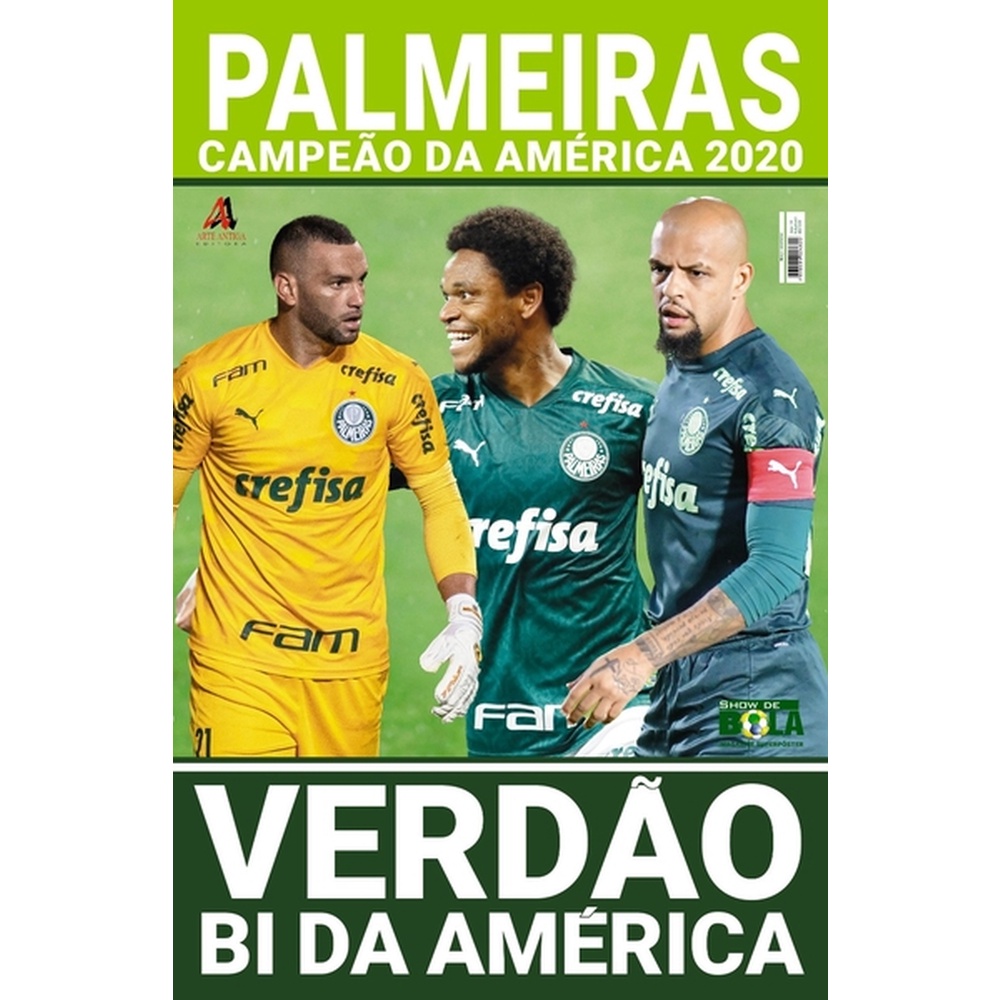 SHOW DE BOLA MAGAZINE SUPER PÔSTER - PALMEIRAS CAMPEÃO PAULISTA 2022