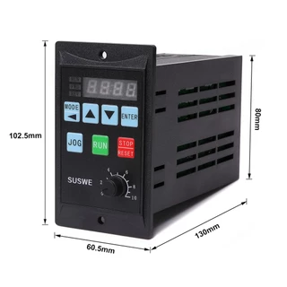Conversor De Freqüência VFD De 750W/1500W Condutor De motor Trifásico MCU T13-750W-12-H Entrada Monofásica Simples RS485
