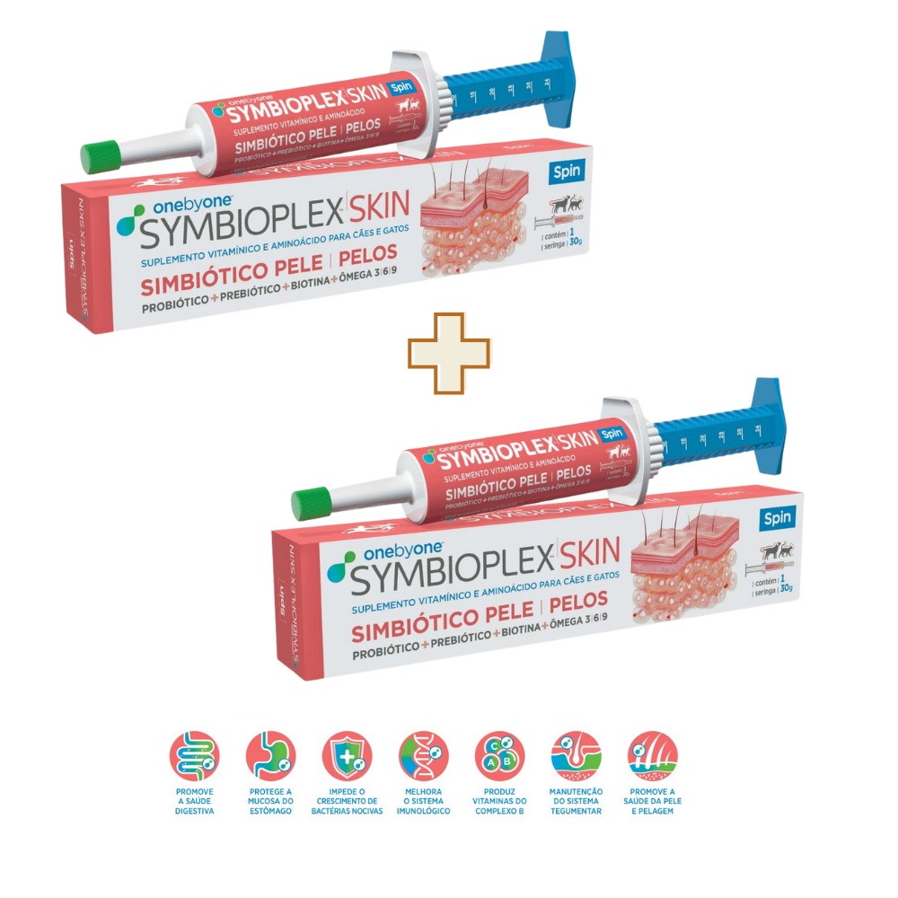 Kit 2 Suplementos Vitamínicos Simbiótico Symbioplex Skin 30g | Shopee ...
