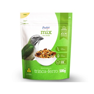 Alimento Mistura Sementes Trinca Ferro Mix Com Insetos 500Gr