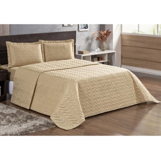 Colcha Cobre Leito Casal Queen Tam. 2,20m x 2,40m Avulso Cores Lisas