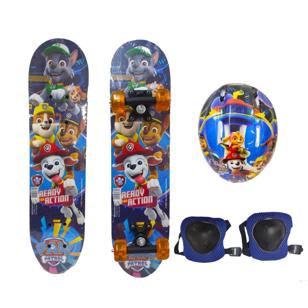 SKATE INFANTIL DUPLO C/ ACESS PATRULHA CANINA 61CM 1515 | Shopee Brasil