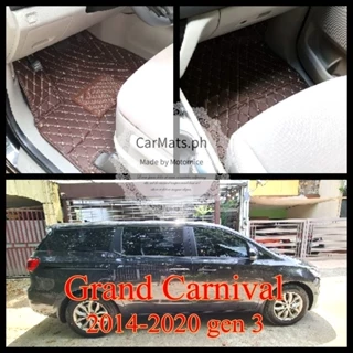 Para Tapetes Kia Grand Carnival-3 PCS À Prova D