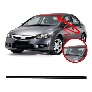 Borracha Friso Superior Do Para Brisa New Civic 