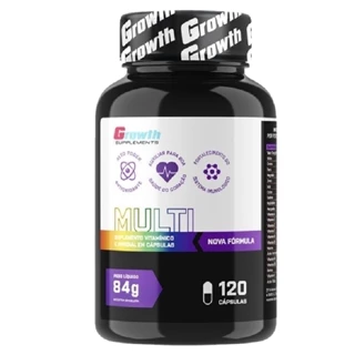Multivitamínico 120 Cápsulas Growth Supplements
