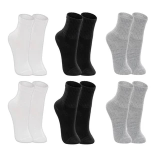 Kit 03 Pares Meia Cano Alto Algodão Masculino