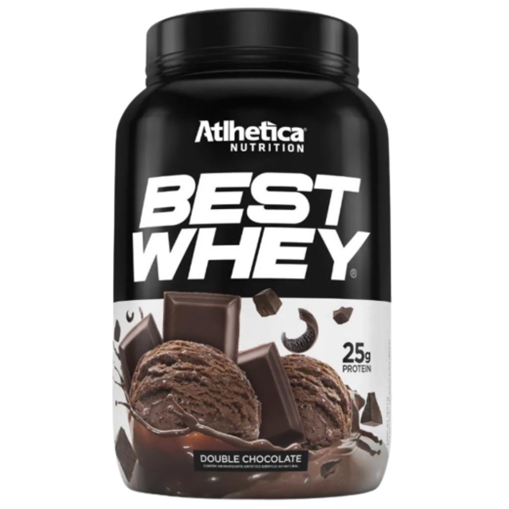Best Whey Atlhetica Nutrition Double Chocolate Contendo 900g