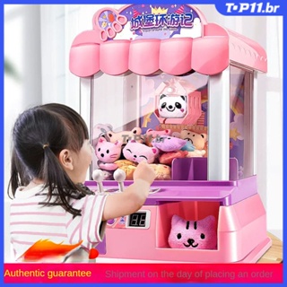 Máquina de jogo arcade com ilustração de bonecas