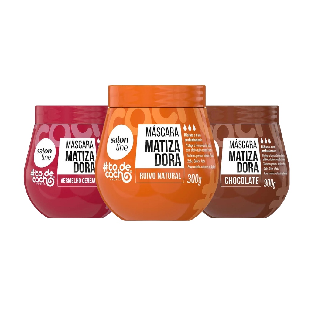 Máscara Matizadora #TodeCacho Salon Line 300g