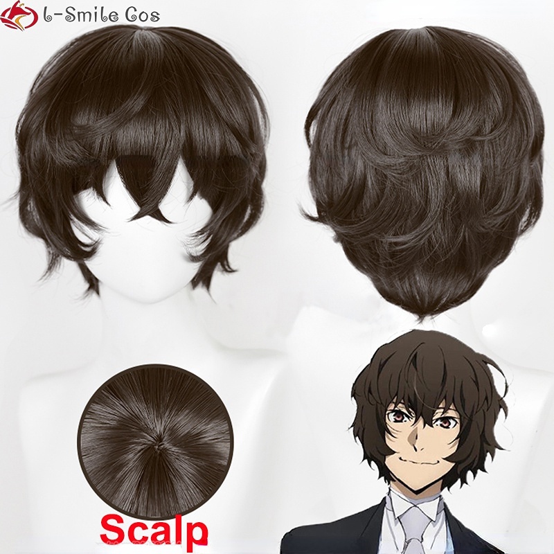 Bungo Stray Dogs Peruca Cosplay, Ryunosuke Akutagawa, Preto, Branco, Cabelo  Resistente ao Calor, Perucas Anime, Boné - AliExpress