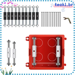 Teak 2 / 10pcs Inferior Kit Caixa De Junção 86 / 118 / 120 Tipo De Montagem Da Parede Caixa De Reparo Pólo Cassete Reparação De Danos Escuros