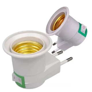 Soquetes E27 Bocal Lâmpada Tomada Chave Liga Desliga Tomada de Lâmpada em Oferta na Shopee