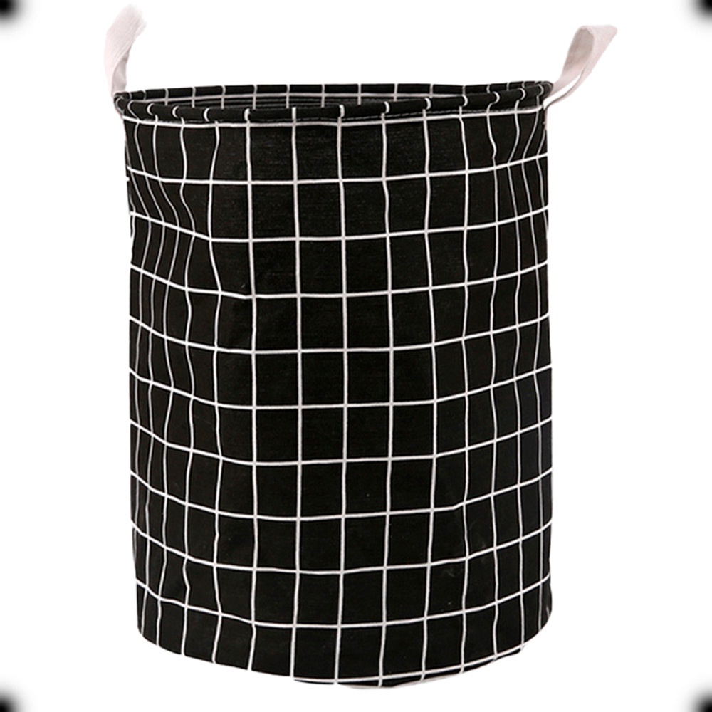 Cesto De Roupas Sujas Impermeável E Organizador de Brinquedos Dobrável